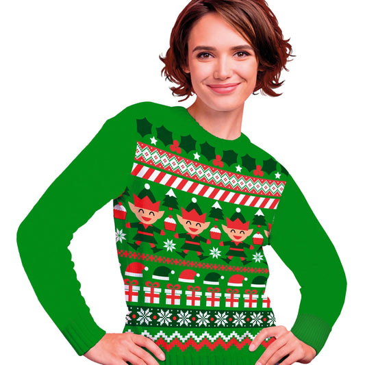 Pull de Noël Elfe pour Femme