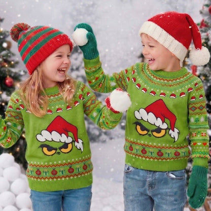 Pull de Noël Grinch pour enfant