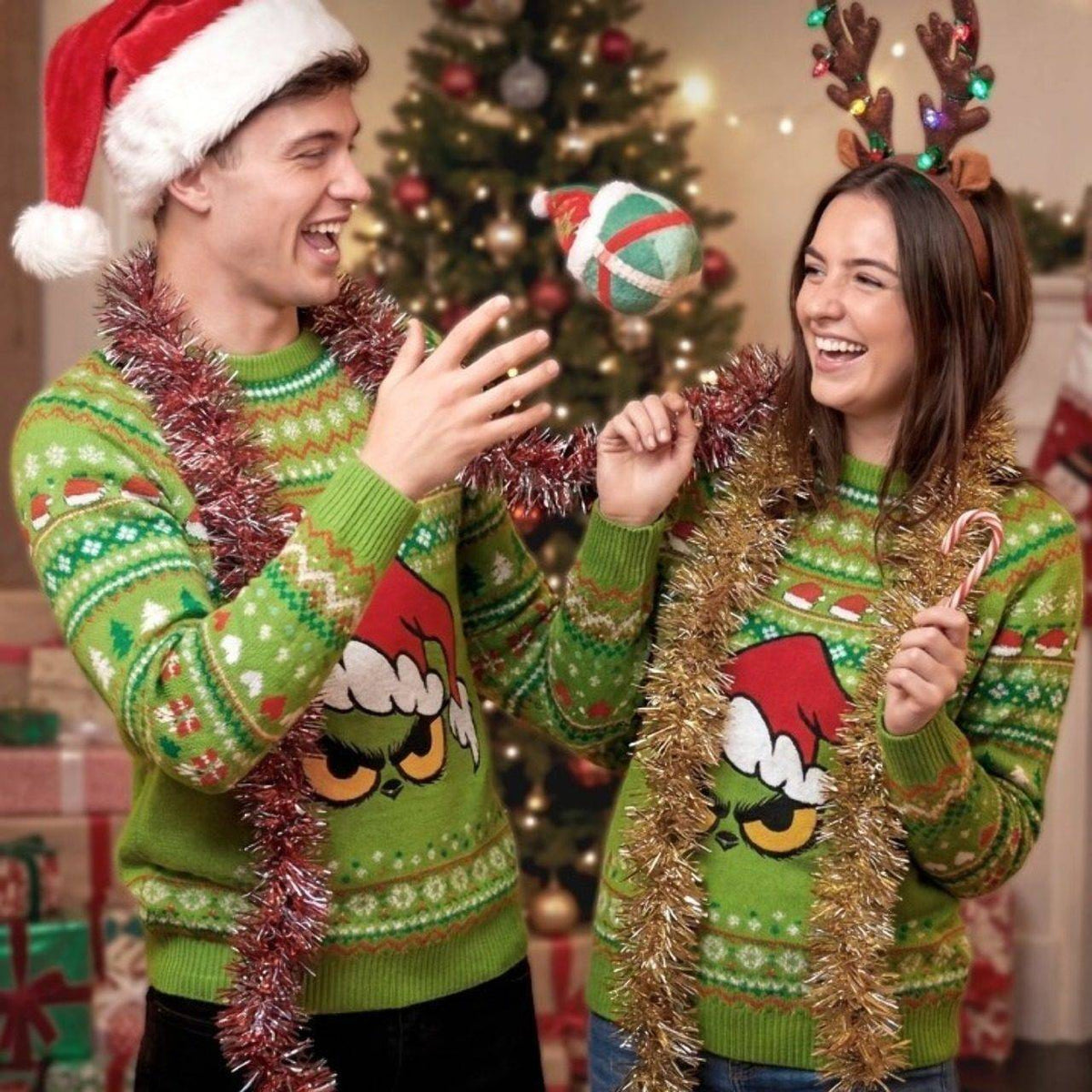Pull de Noël Grinch
