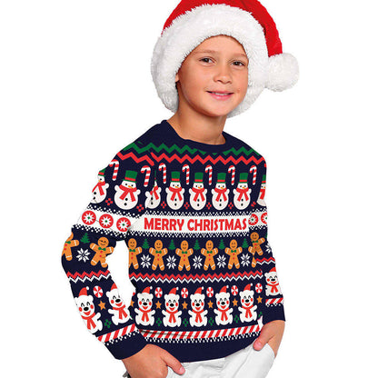 Pull de Noël Neige enfant