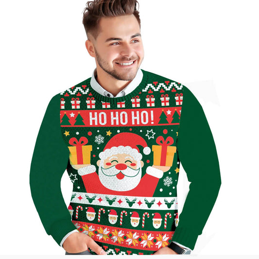 Pull de Noël Père Noël pour hommes