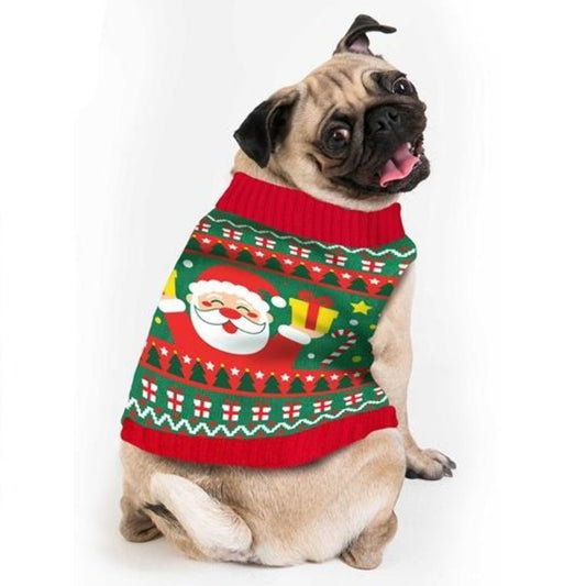 Pull de Père Noël pour animal de compagnie