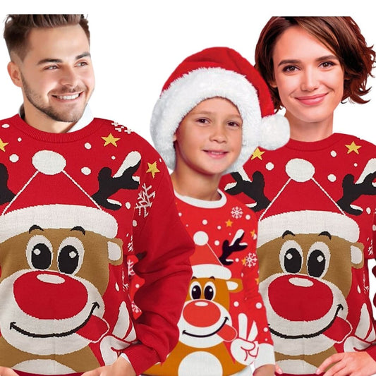 Pull de Père Noël Renne pour les groupes