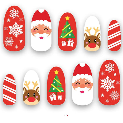 Kit de 10 Ongles de Noël
