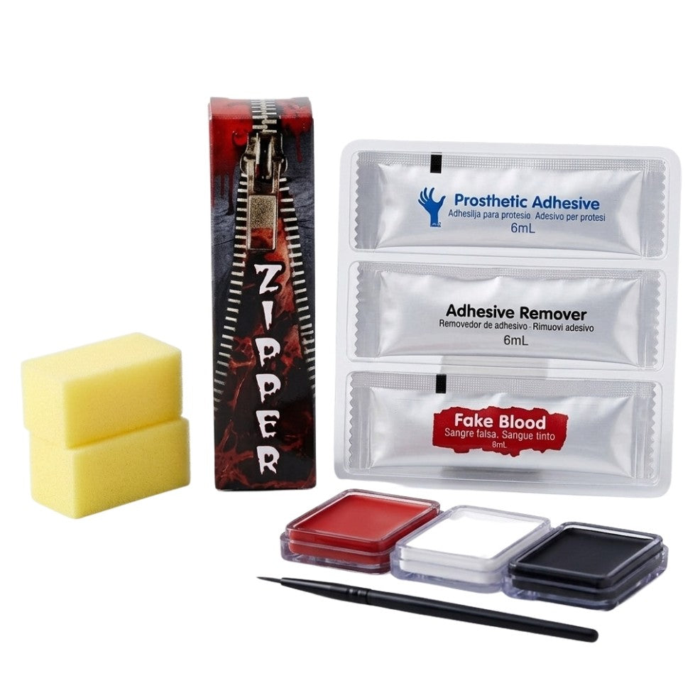 Kit de Maquillage Zombie Fermeture Éclair