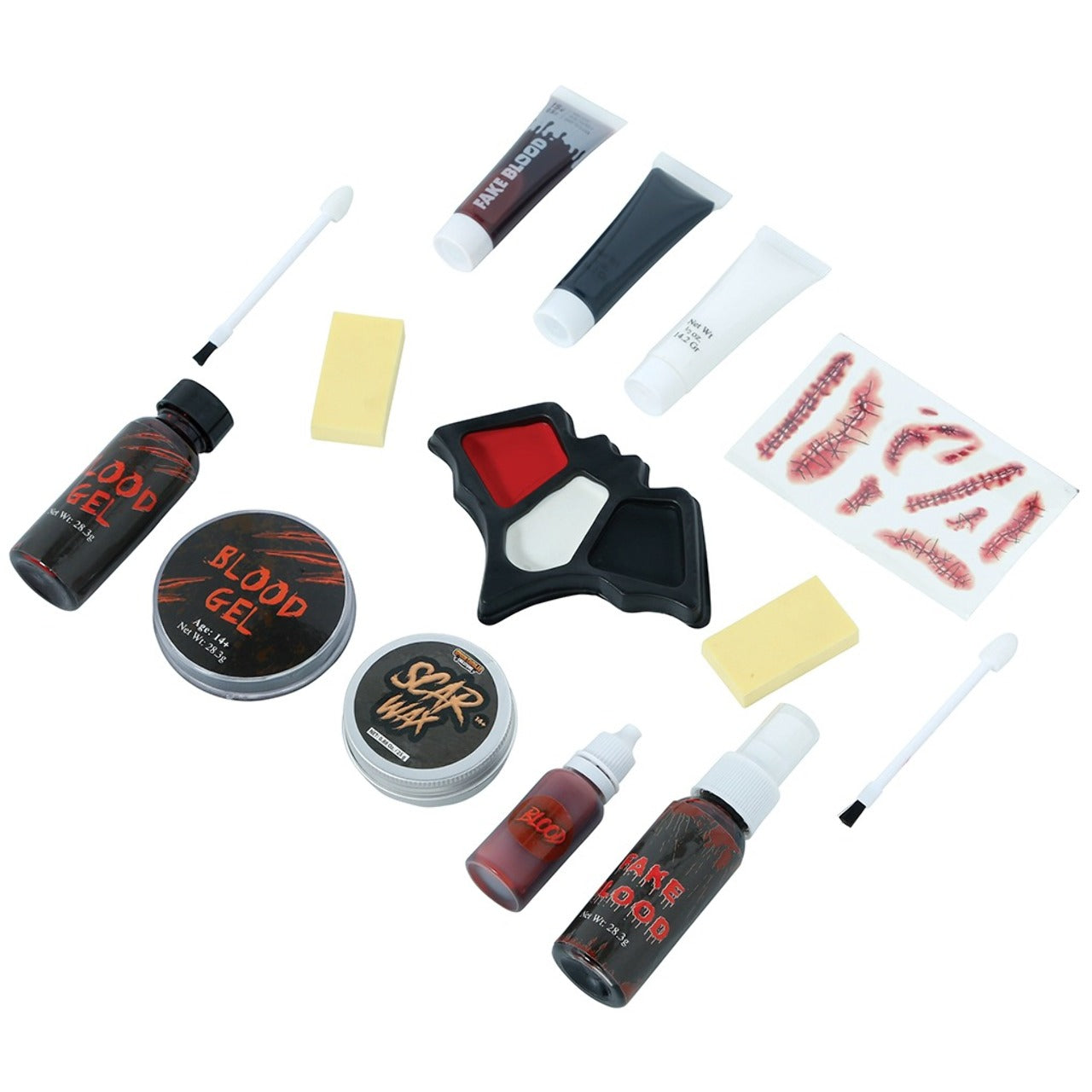 Kit Maquillage de Zombie Sinistre