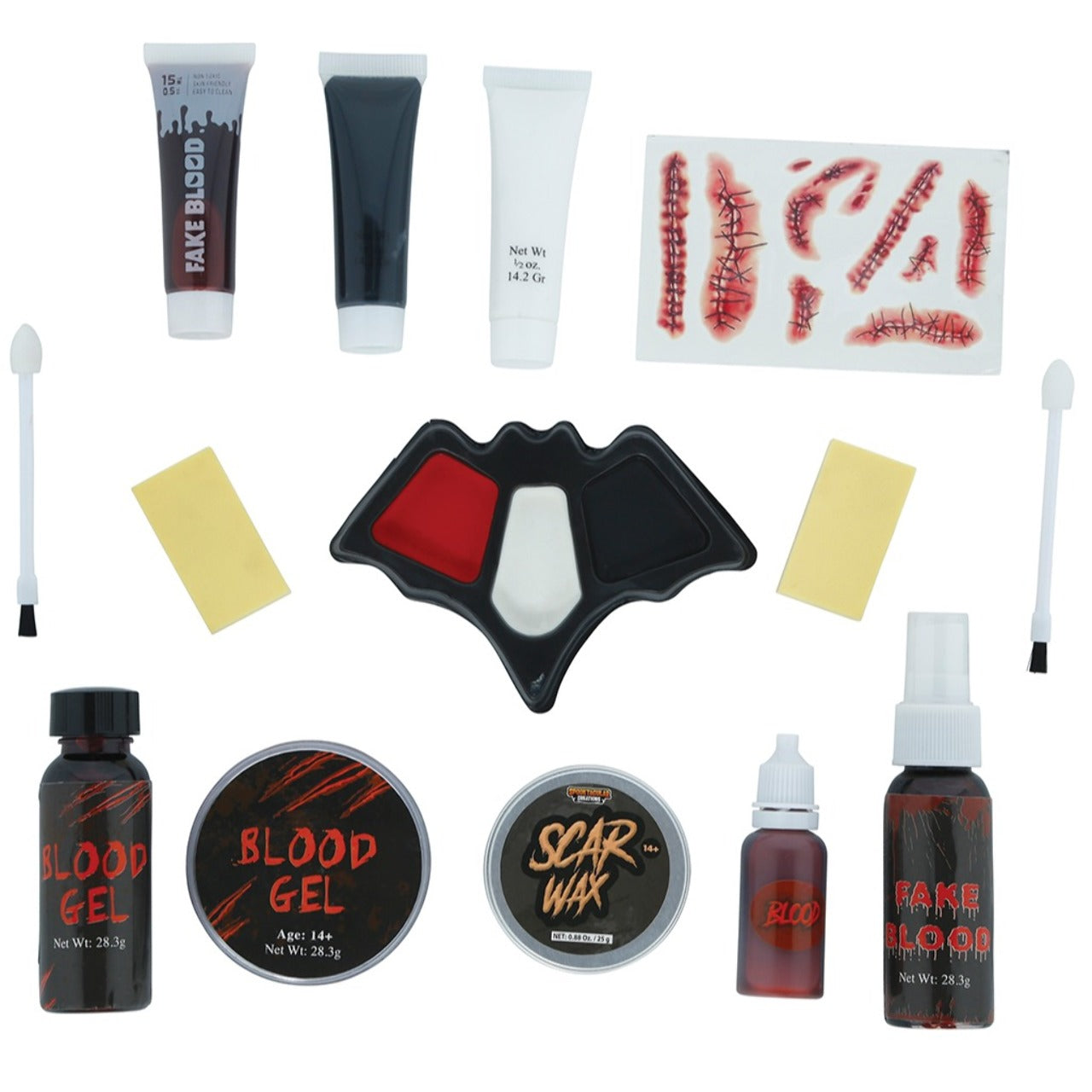 Kit Maquillage de Zombie Sinistre