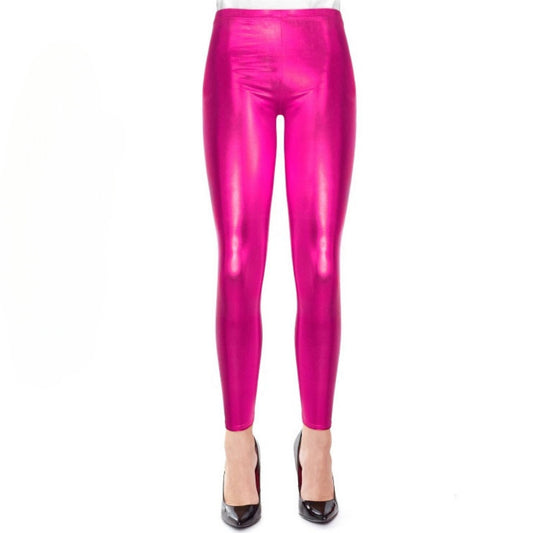 Legging Rose Fuchsia Métallisé adulte