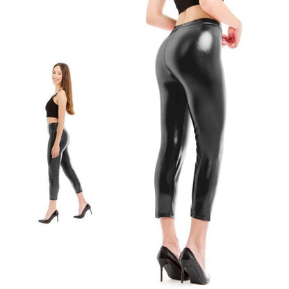 Legging Noir Métallisé adulte