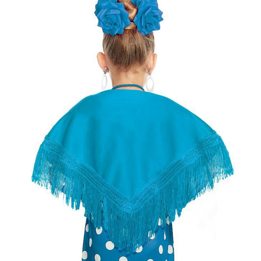 Châle bleu clair pour enfant