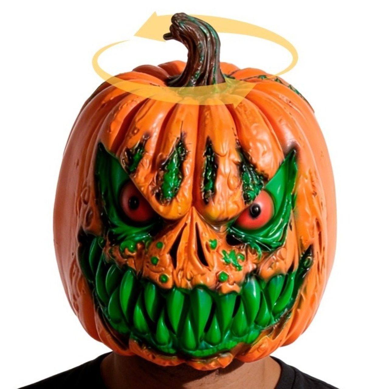 Masque de Citrouille Réversible