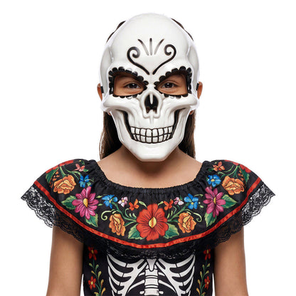 Masque de Catrina blanc