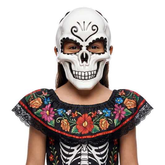 Masque de Catrina blanc