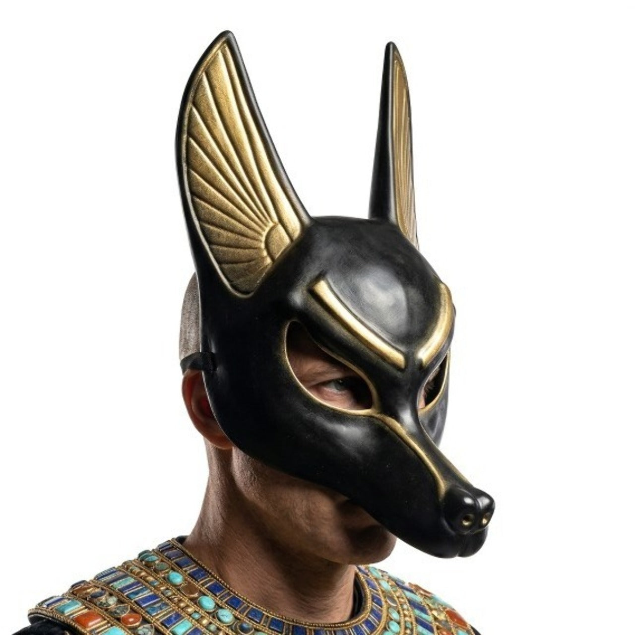Masque Égyptien Anubis Éco