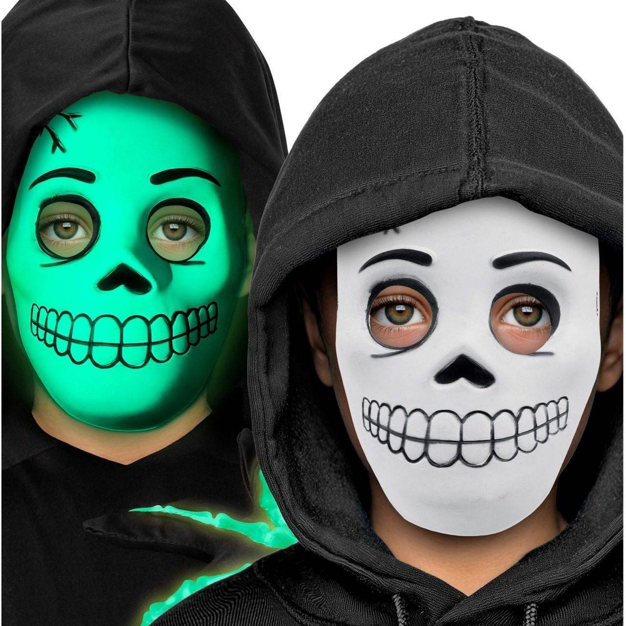 Masque de squelette Glow