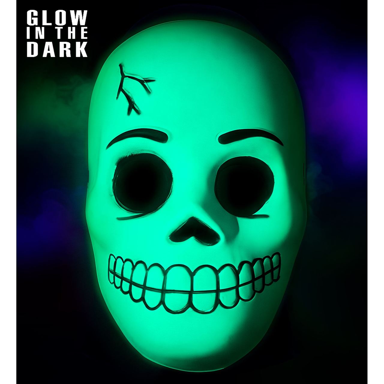 Masque de squelette Glow