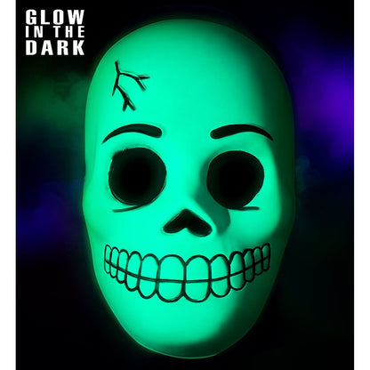 Masque de squelette Glow
