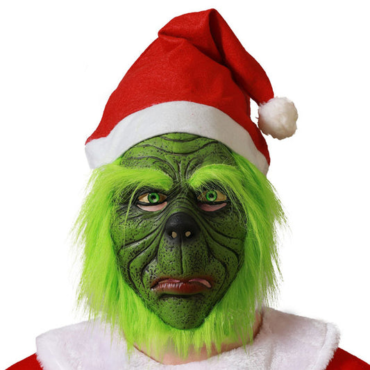 Masque Grinch avec Bonnet