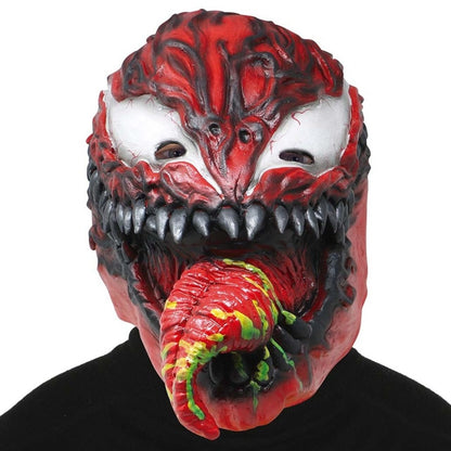 Masque de latex Venom Rouge