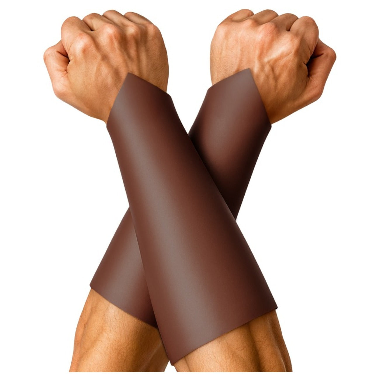 Poignets Gladiateur Romain Marron