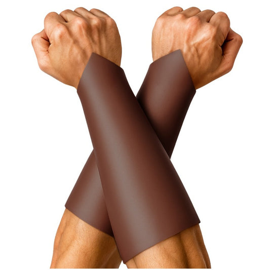 Poignets Gladiateur Romain Marron