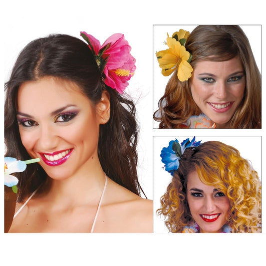 Pack de 2 Fleurs Hawaïennes (Couleurs Assorties)