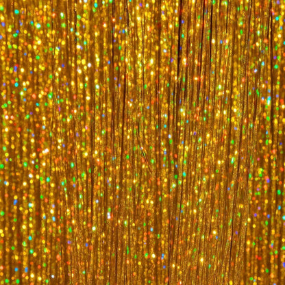 Lot de 3 Mèches Dorées Brillantes