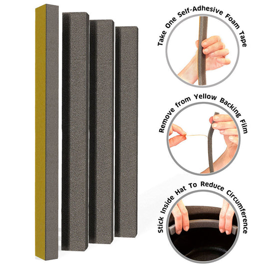Pack 4 Bandes Auto Adhesives pour Chapeaux