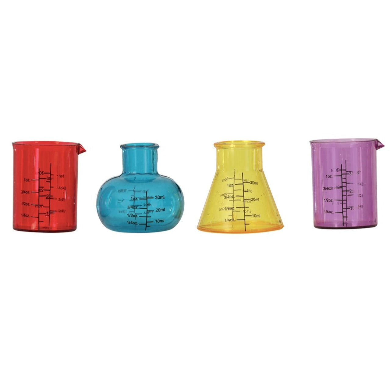 Pack de 4 Tubes de Laboratoire