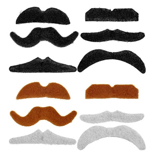 Pack 12 Moustaches