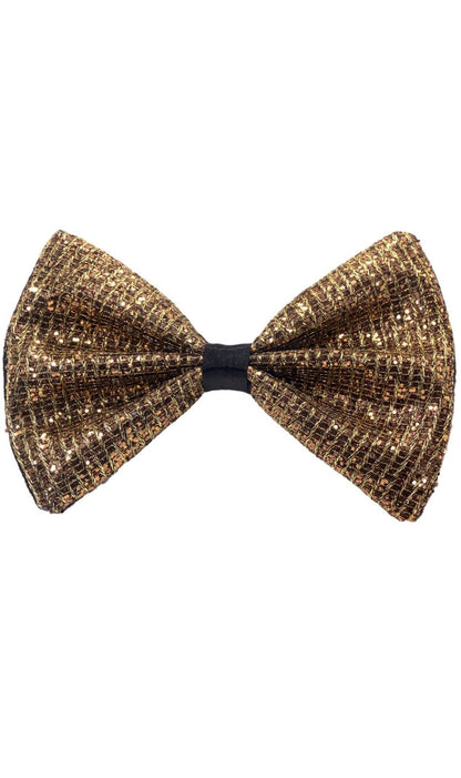 Noeud Papillon Doré Brillant