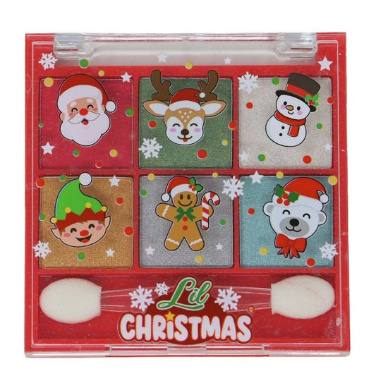 Palette de fards à paupières 6 couleurs Noël