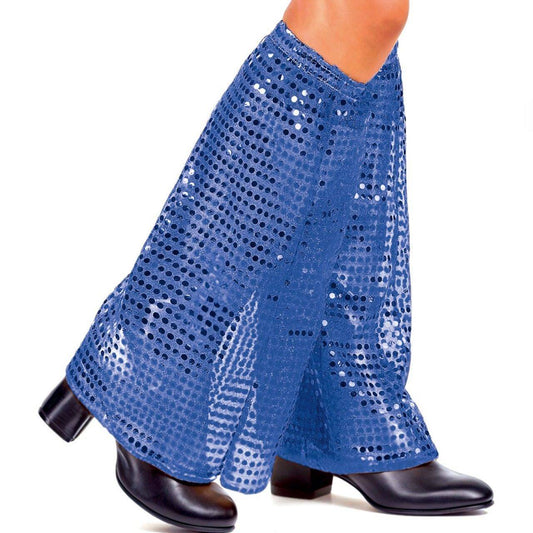 Pattes d’éléphant disco bleues