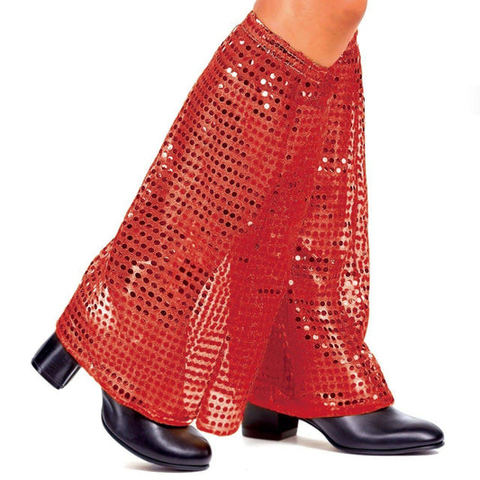 Pattes d’éléphant disco rouges