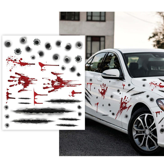 Autocollant Sanglant pour Voiture