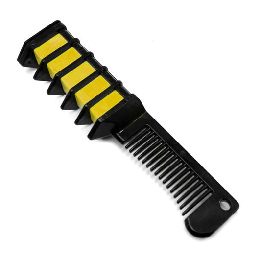 Peigne de craie jaune pour cheveux