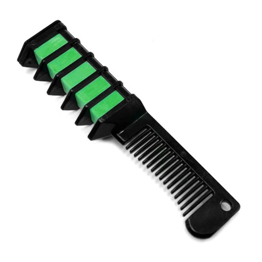 Peigne de craie verte pour cheveux