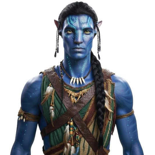 Perruque d'Avatar Tresse
