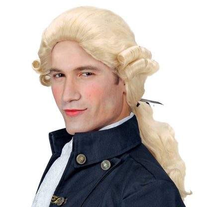 Perruque Baroque Blonde Duc