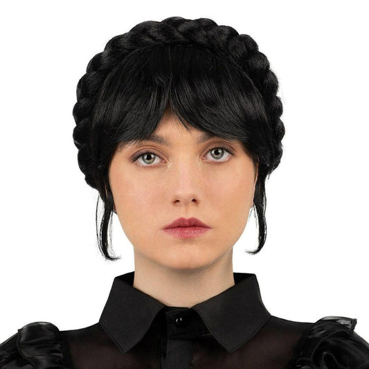 Perruque avec Couronne de Tresses