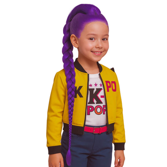 Perruque Guerrière K-Pop Rumi enfant
