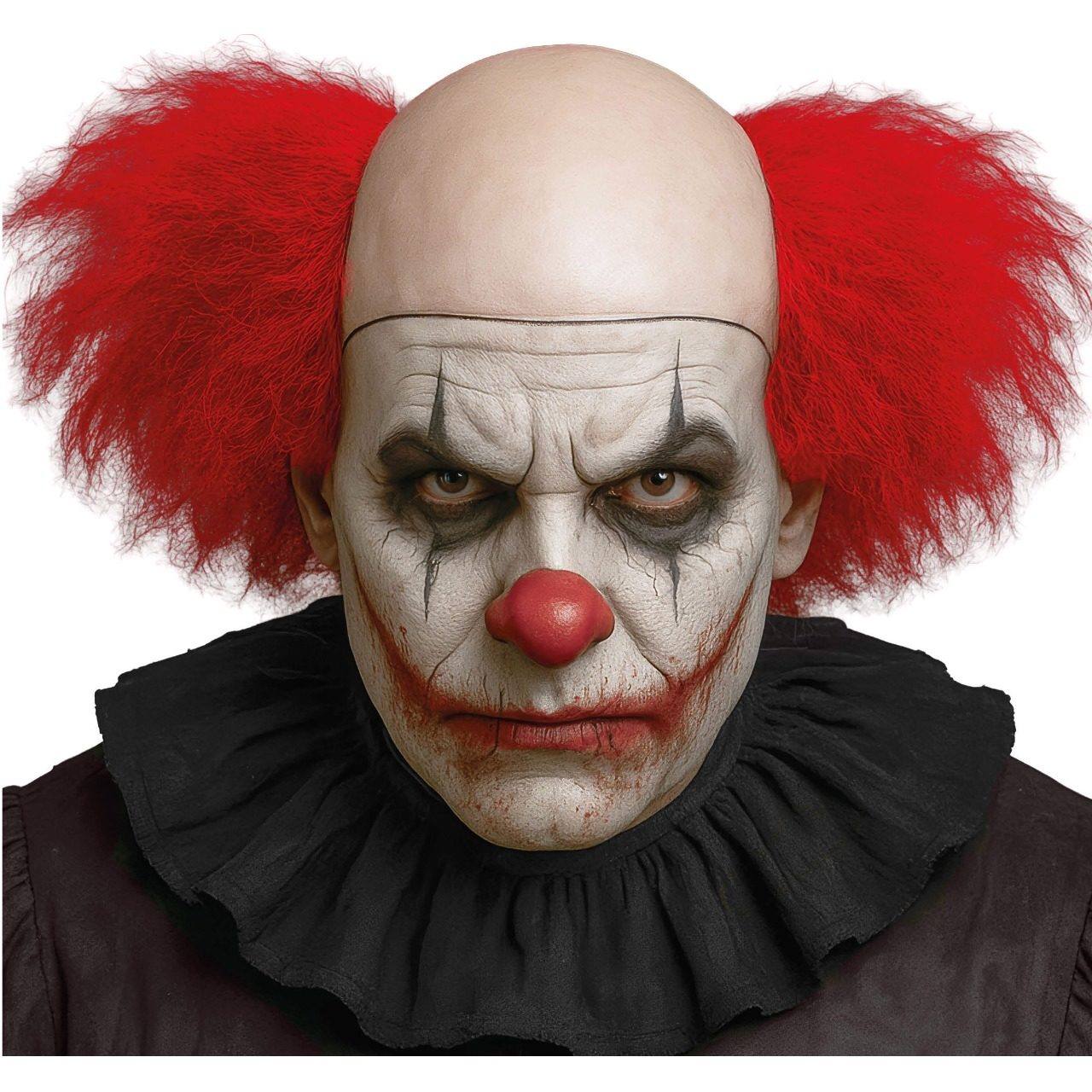 Perruque de Clown Tueur avec Calvitie 