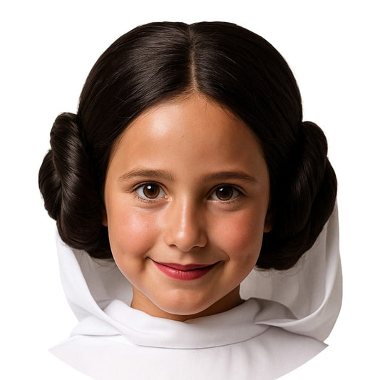 Perruque Princesse Leia Eco enfant