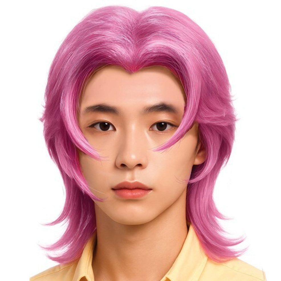 Perruque Rose K-Pop Romance 
