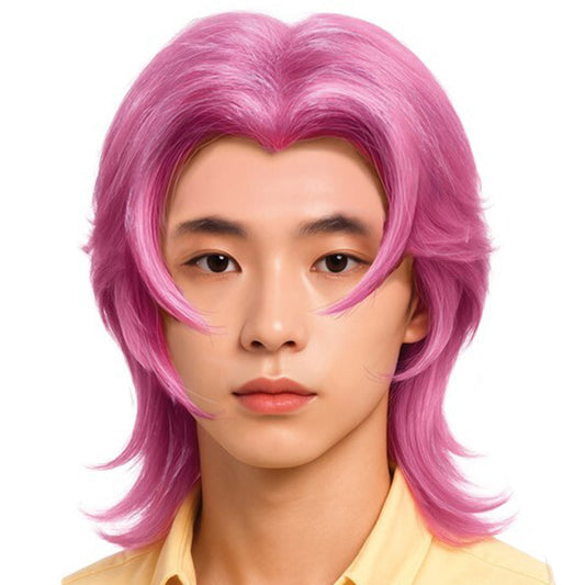 Perruque Rose K-Pop Romance 