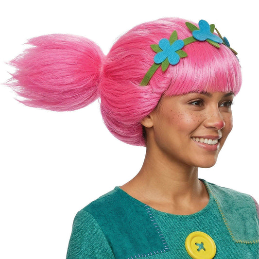 Perruque Troll Poppy Rose