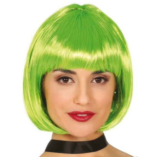 Perruque Verte Cheveux Courts