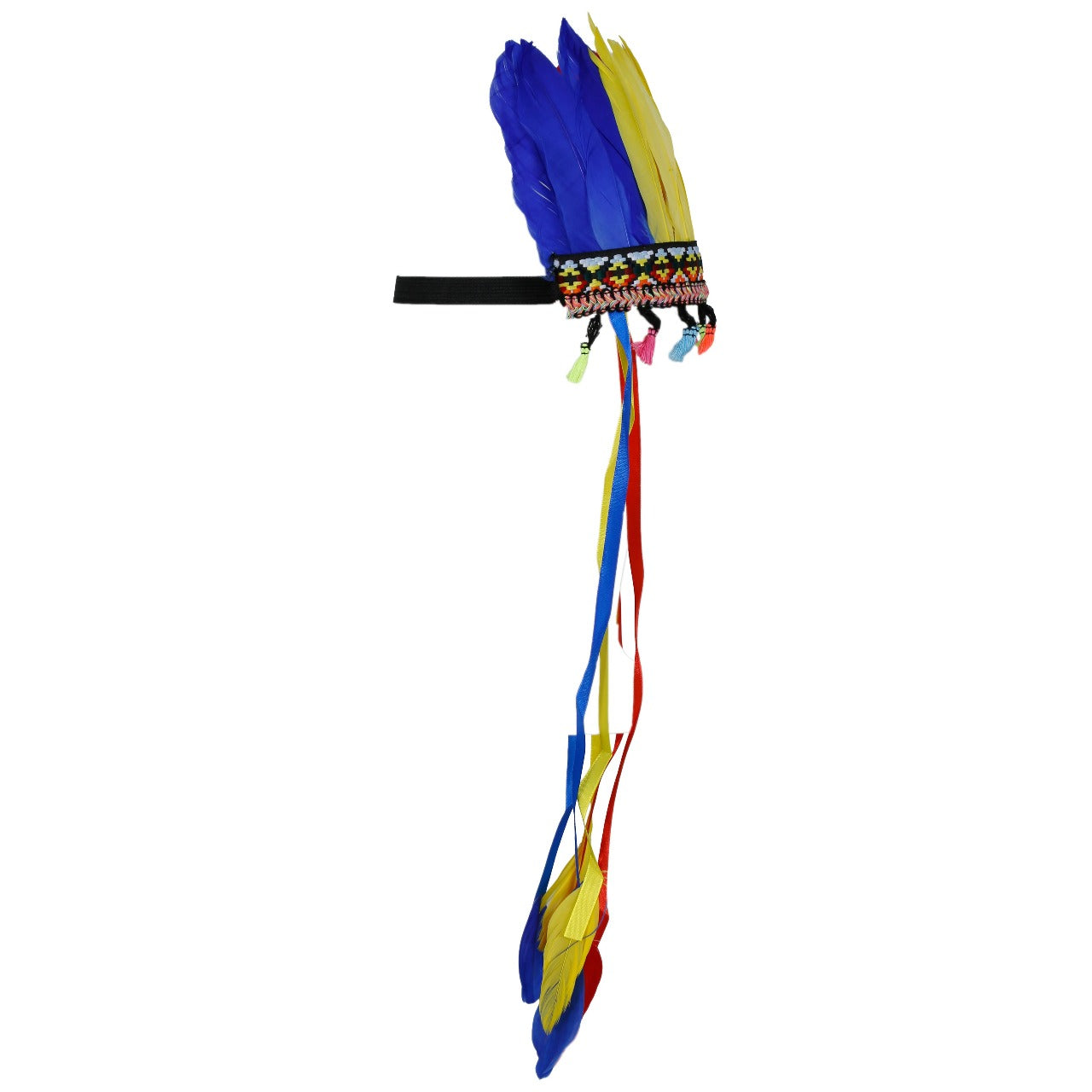 Coiffe d’Indien à Plumes Colorées