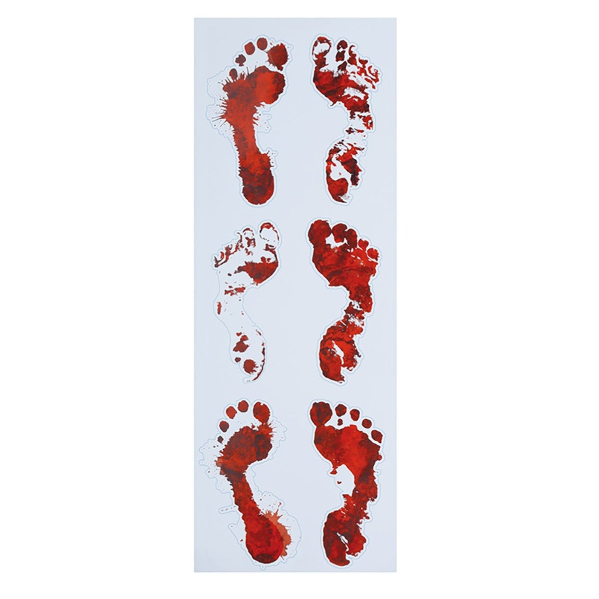 Empreintes de pieds sanglantes