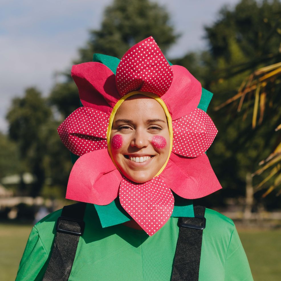 disfraz flor